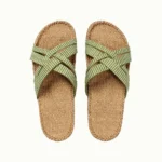 Shangies šlepetės Green Leaves