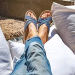 Shangies šlepetės Blue Dots - Image 2