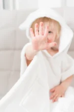 Vaikiškas pončas Baltas 0-10m - Image 3